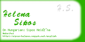 helena sipos business card